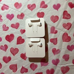 Two IPhone Earphones With Aux To IPhone Converter